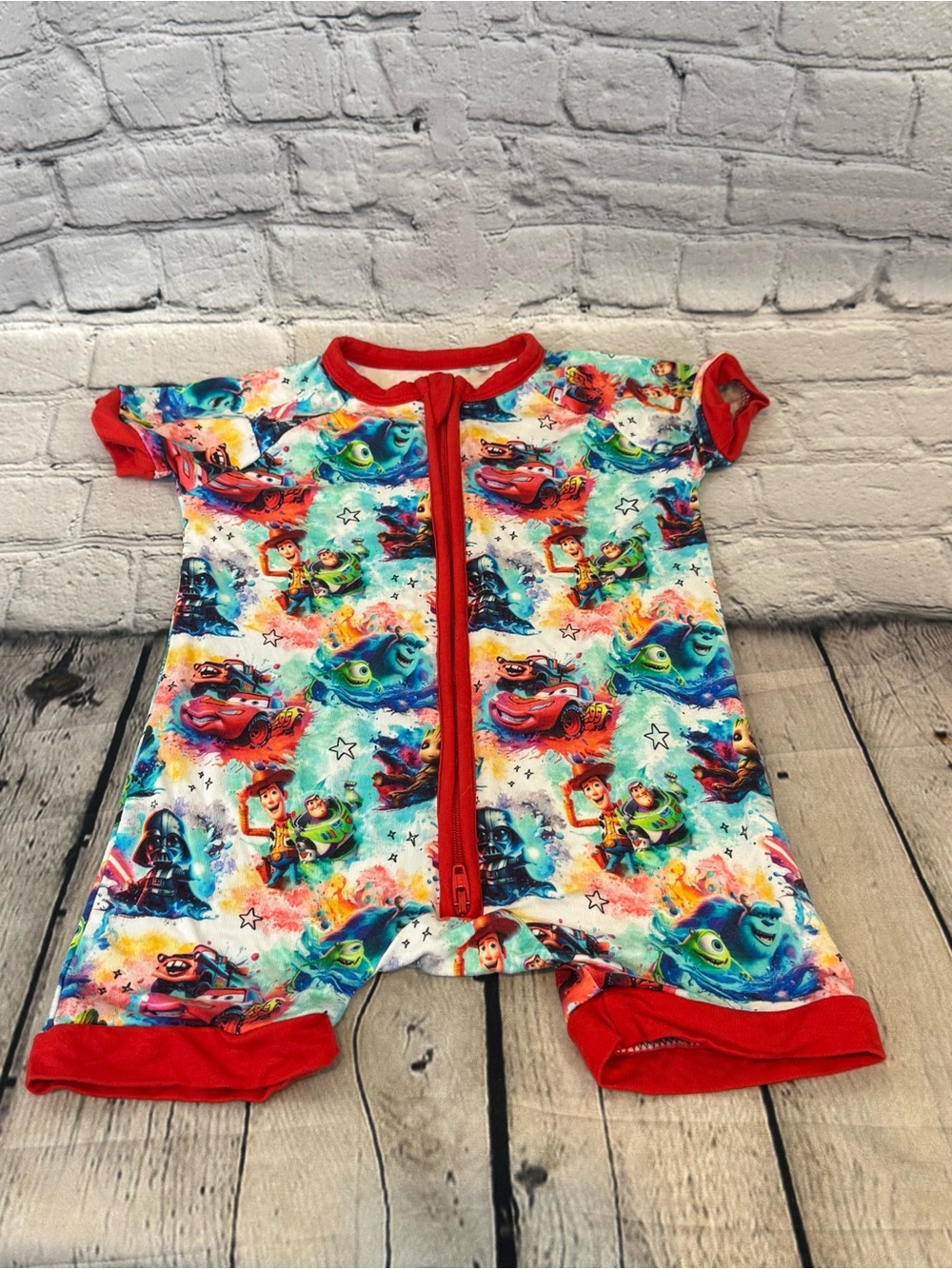 Bamboo Necessities Disney Pixar Bamboo Shortie Romper